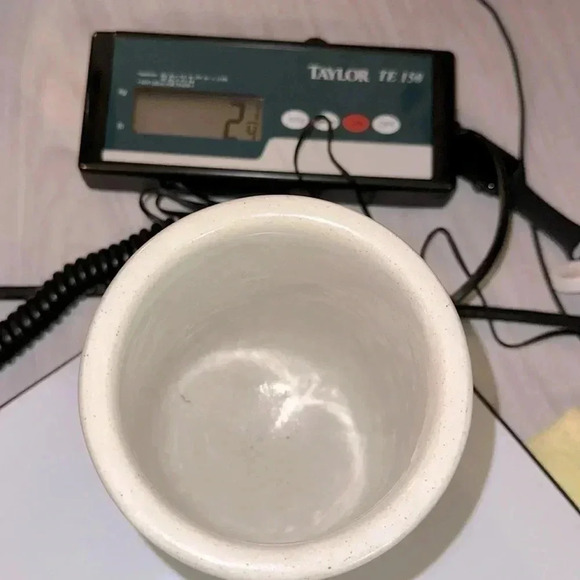 Vintage Wesson Oil crock kitchen utensil storage holder stoneware - Picture 16 of 16